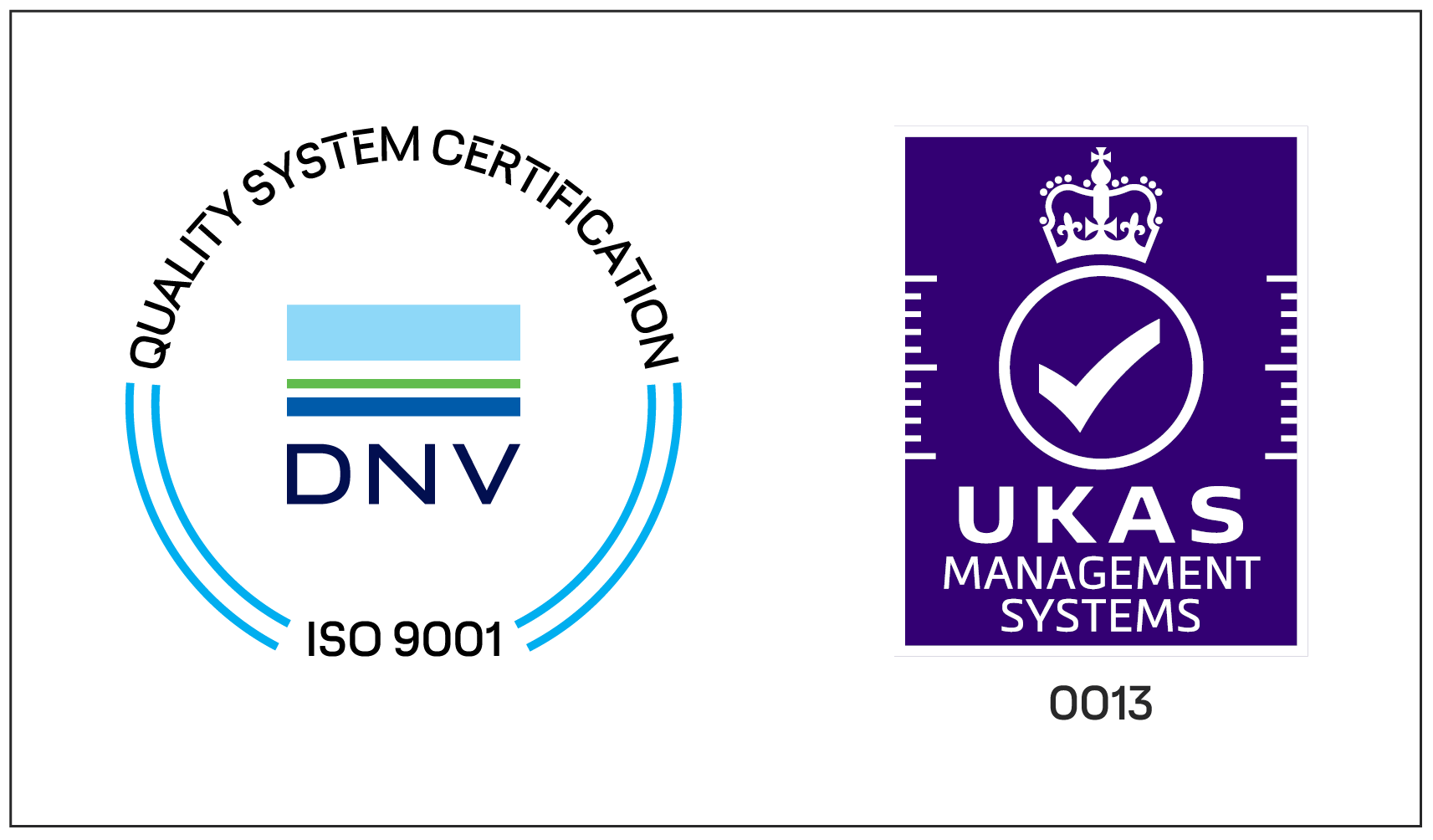 DNV Quality Sys Cert ISO9001 UKAS